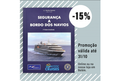 15% de desconto na obra Segurança a Bordo dos Navios