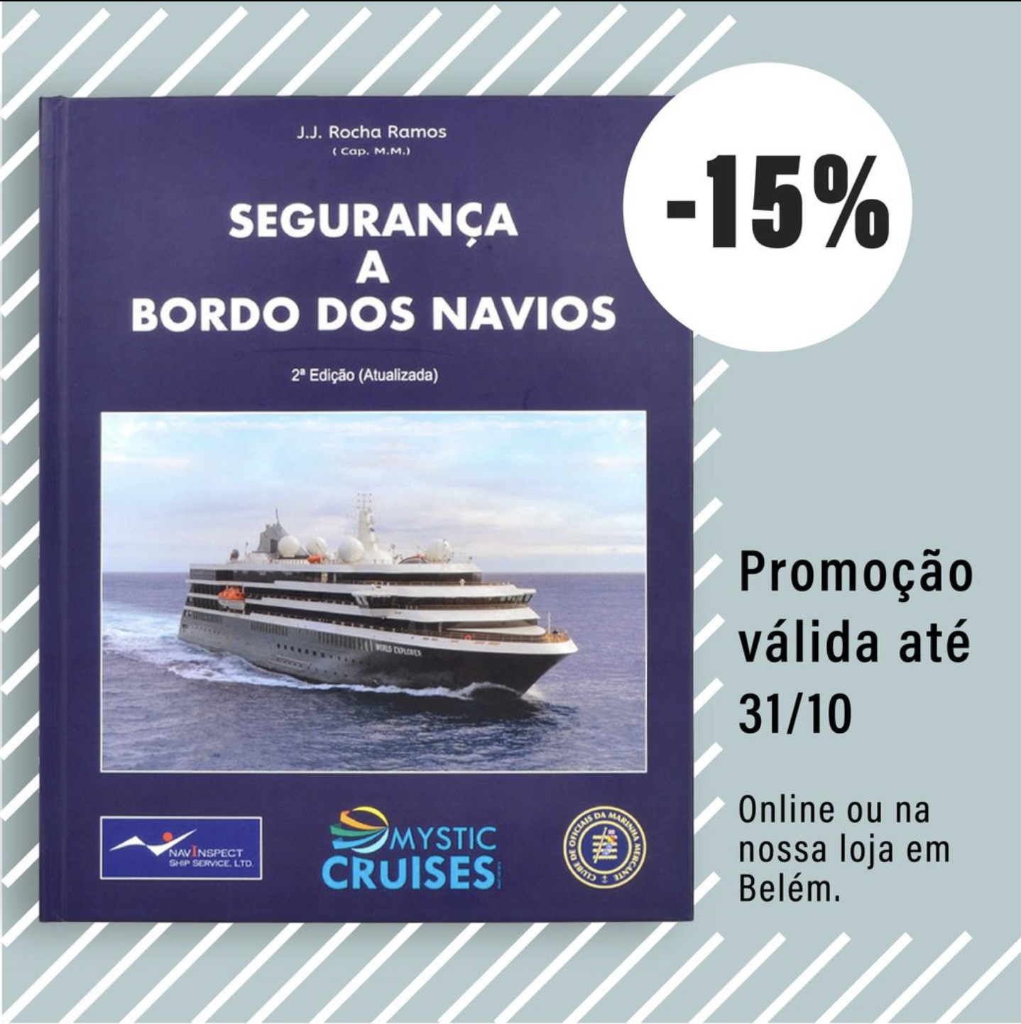 15% de desconto na obra Segurança a Bordo dos Navios